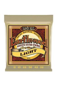 Ernie Ball P02004 Earthwood Light Akustik Gitar Teli + Pena