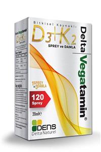 Delta Vegatamin D3 K2 Sprey - Damla 20ml