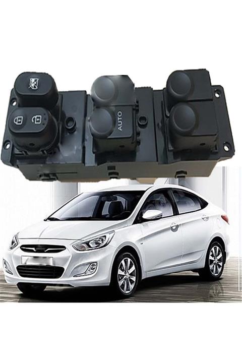 VERTEX Hyundai Accent Blue Sol Dörtlü Cam Düğmesi 2012--2016