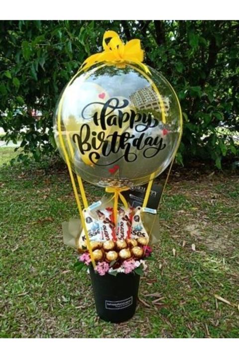EHİLLER GURUP Balonlu Doğum Günü Kutusu