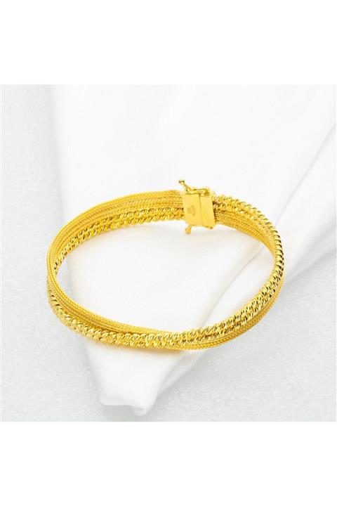 Label Top Altınlı 22 Ayar Taşsız Altın Bileklik