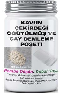 SPANA Kavun Çekirdeği Öğütülmüş Ve Çay Demleme Poşeti Ev Yapımı Katkısız 125gr