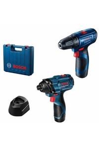 Bosch 120-lı Akülü Vidalama + Gdr 120-lı Akülü Somun Sıkma Ikili Set