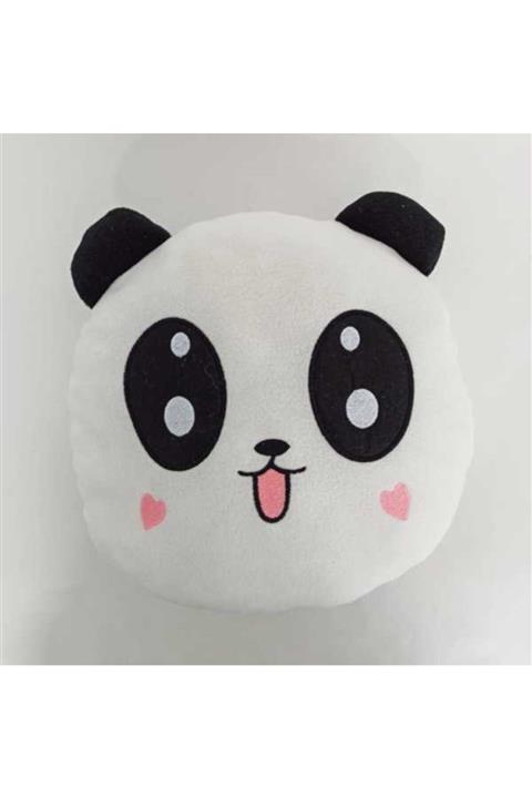 Makko Polo Beyaz Panda Peluş Yastık
