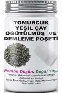 SPANA Tomurcuk Yeşil Çay Öğütülmüş Soğuk Bitki Çayları Ev Yapımı Katkısız 125gr