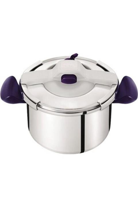 TEFAL Clipso Essential Colors Mor Düdüklü Tencere 6 Lt
