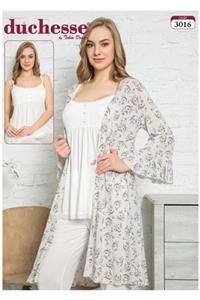 Duchesse Kadın Sabahlık Pijama Takım