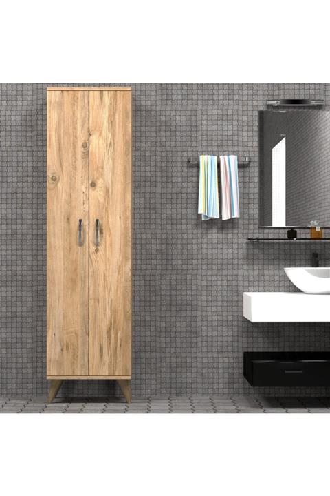Tanmob 2 Kapılı 49cm Banyo Dolabı Çam - Bdl0102