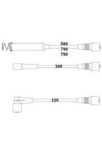 Çeşitli Hellux Hbk.3252 Buji Kablosu Vectra A 1.8i-2.0 Nz-ne Opel