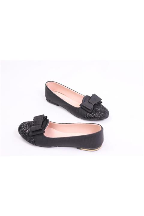 lexıa Cam Kırığı Siyah Babet