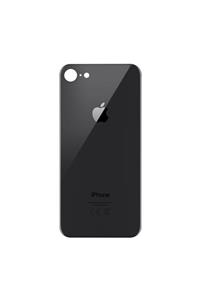 Teknonet Apple Iphone 8 Için Oem Cam Geniş Kamera Camlı Batarya Kapağı - Siyah