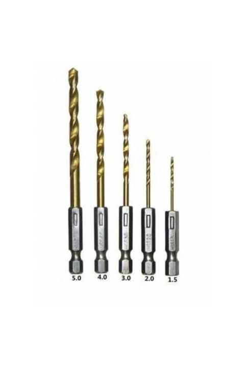 Pratik Şarjlı Matkap Ucu Şarjlı Tornavida Ucu 5 Parça Set