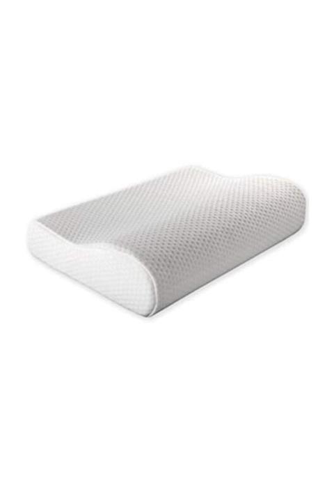 Evsay %100 Orjinal Visco Boyun Yastığı - Boyun Fıtığı Için Yastık 30*60 Ekru