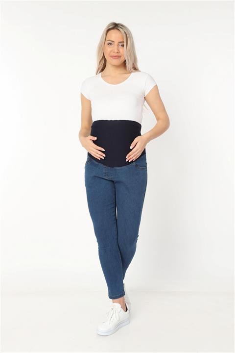 Gimeravm Bilekte Dar Paça Hamile Kot Pantolon