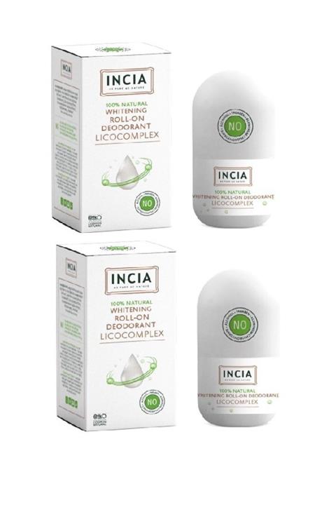 Incia Whitening Beyazlatıcı Doğal Roll-on Deodorant 50 Ml X2 Adet