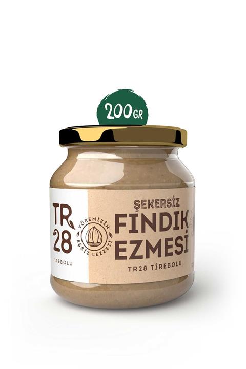 TR 28 Şekersiz Fındık Ezmesi (200 GR)