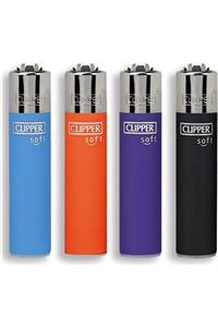 Clipper Micro Soft Taşlı Doldurulabilir Çakmak ( 4 Adet )