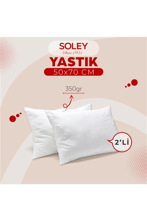 Soley 2 Adet Silikon Yastık 50x70cm 350gram