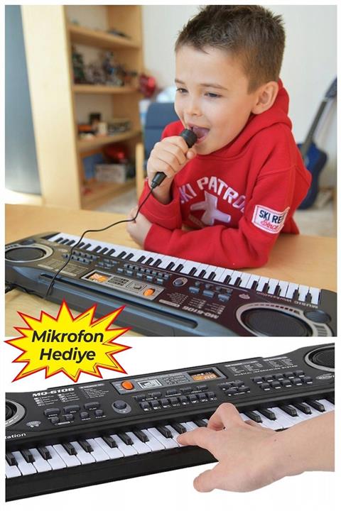 Pratikko 61 Tuşlu Karaoke'li Piyano 5 Oktav