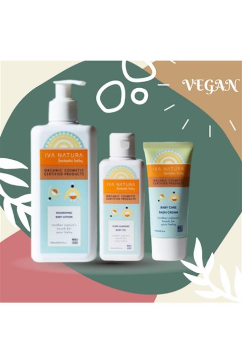 Iva Natura Bebek Bakım Seti(bebek Losyonu,pişik Kremi,bebek Yağı)
