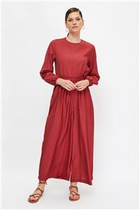 Trendyol Modest Kiremit Belden Lastikli Rahat Kesim Tulum TCTSS21TU0206