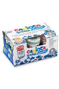 CARIOCA Yıkanabilir Parmak Boyası 25 ml 6'lı