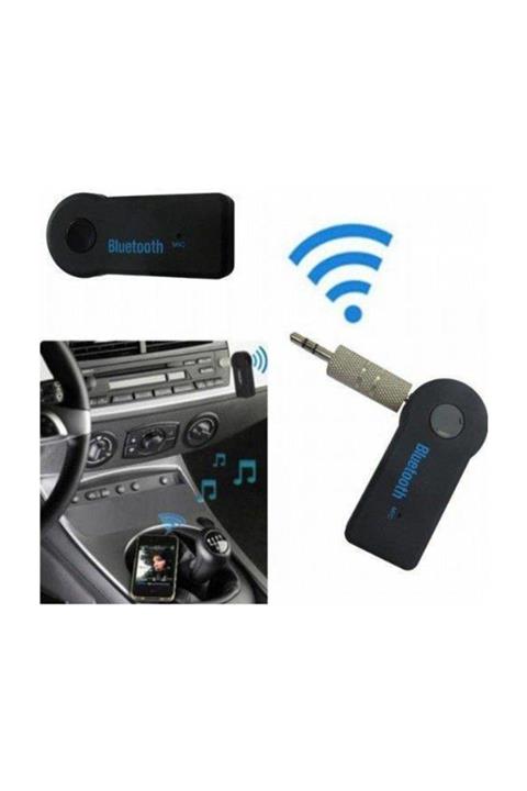 Metus Aux Ses Stereo Müzik Alıcısı Araç Kiti Kablosuz Hoparlör Kulaklık Adaptörü