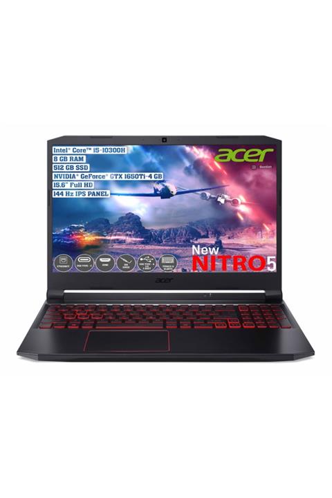 ACER Nitro An515-55 I5 10300h 8gb 512gb Ssd Gtx 1650ti Freedos 15.6\