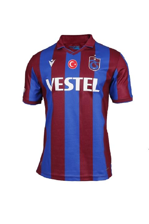 Trabzonspor Bordo Mavi Trabzonspor Macron Çubuklu Forma