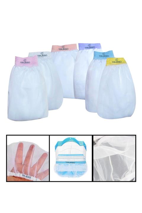 Truego Renkli Kenar Kapalı Kuş Kafesi Tülü - Xl