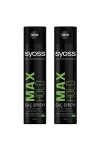 Syoss Maksimum Tutuş Sprey 400 ml X 2 Adet