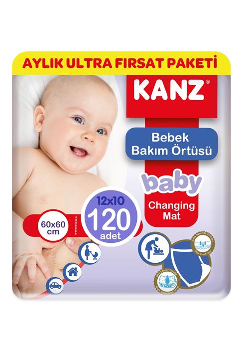 Kanz Bebek Bakım Örtüsü 120 Adet