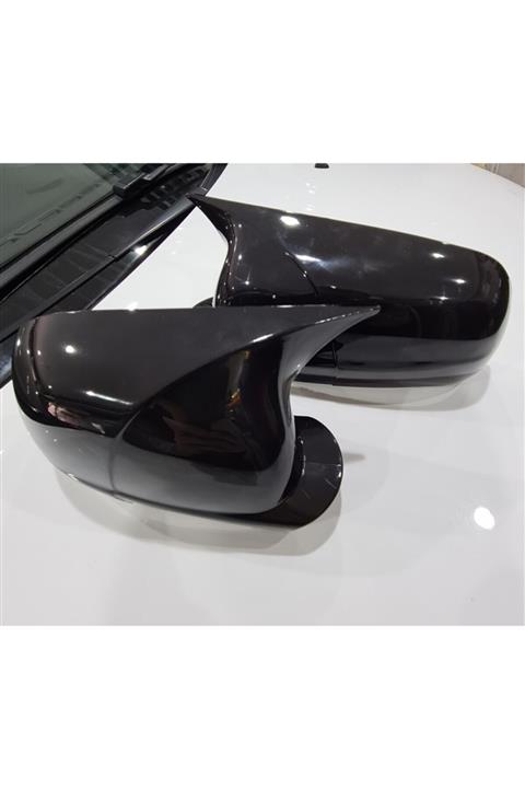 HYM TUNİNG Golf 4 Yarasa Ayna Kapağı Sağ Ayna Küçük Parlak Siyah Golf 1997 2004 Yarasa Batman Ayna Kapak