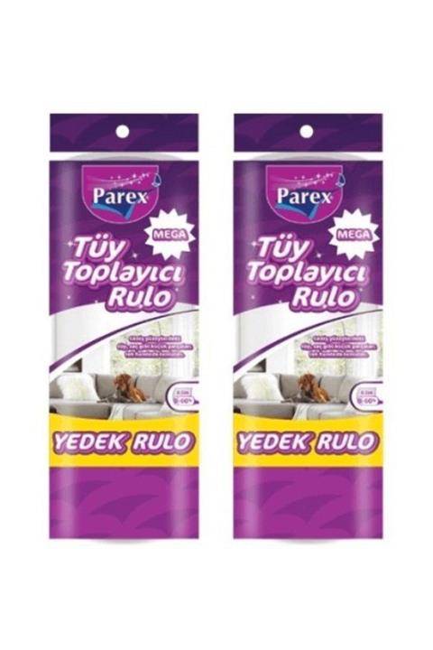 Parex Mega Tüy Toplayıcı Yedek Rulo 60 lı x 2 Adet