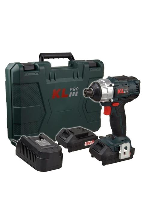 KLPRO 18volt/2.0ah Li-ion Çift Akülü Kömürsüz Profesyonel Torklu Darbeli Vidalama Kldv18b-20