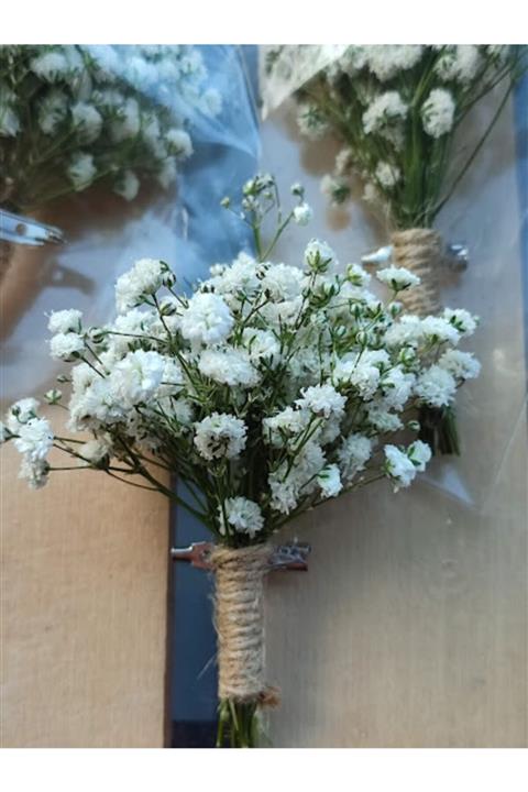 ATÖLYE LETAFET Canlı Cipso Damat Yaka Çiçeği