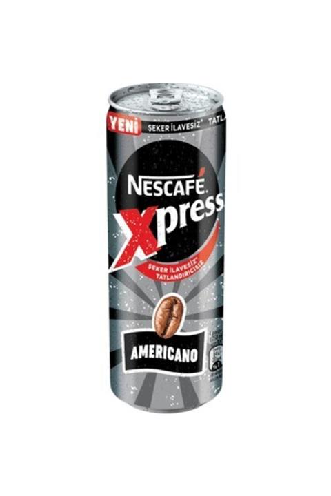 Nescafe Xpress Americano Şeker Ilavesiz 250 ml x  24'lü
