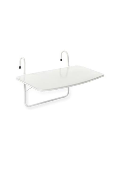 Ceren Metal Katlanır Balkon Masası Siyah 45x85