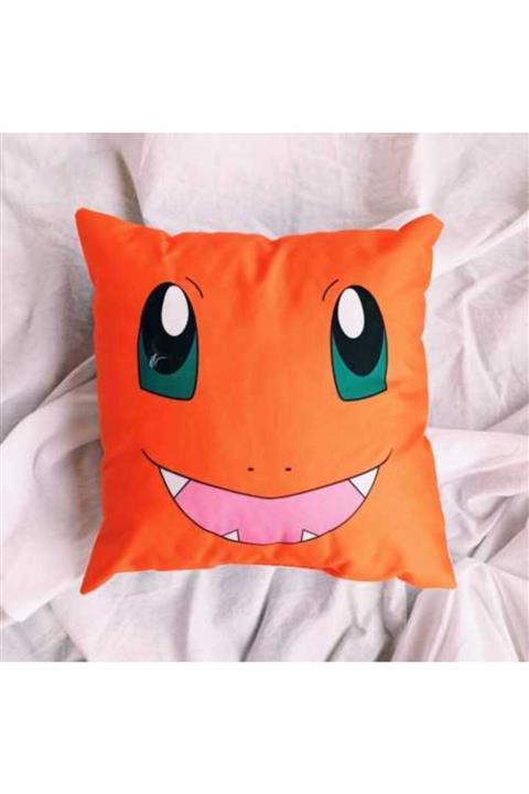 Halis Ticaret Pokemon Karakter Chermander Yastık Peluş Oyuncak 23*23cm