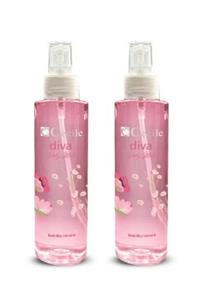 Cecile Body Mist Diva 150 ml X2