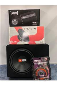 MOBASS Jbl Set 30 Cm Kabinli Bass 1000 Watt+ Mb600.4 Anfi+for-xmd-3080 20 Cm Midrange+kablo