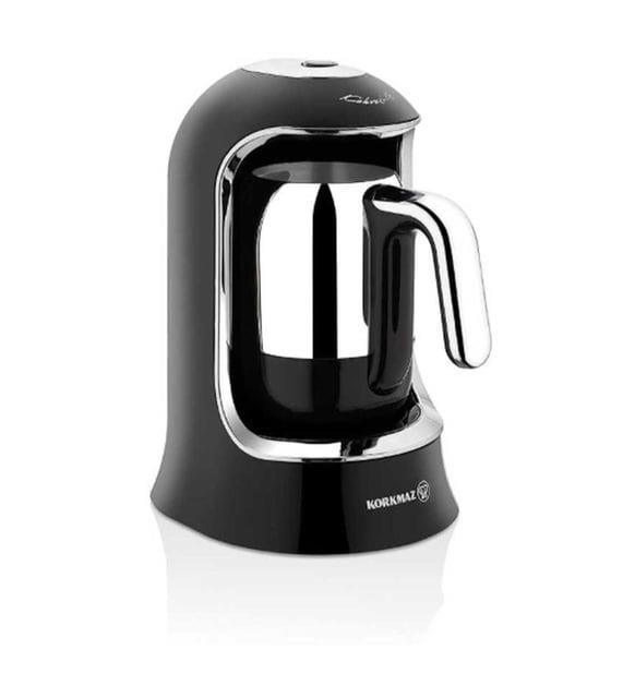 KORKMAZ A860 07 Kahvekolik Siyah Krom Otomatik Kahve Makinesi