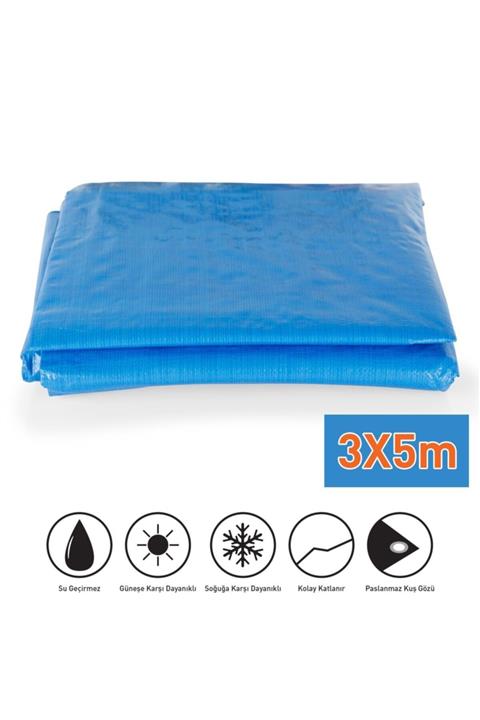 PRADO Su Geçirmez Uv Katkılı Branda 3x5 M