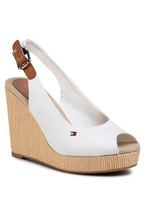 Tommy Hilfiger Tommy Hılfıger Iconic Elena Sling Back Wedge