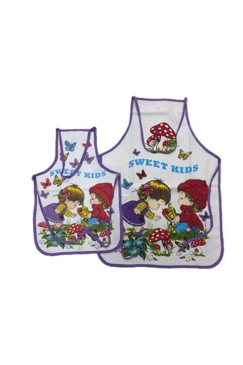 Serap Analı Kızlı Mutfak Önlüğü Mantar