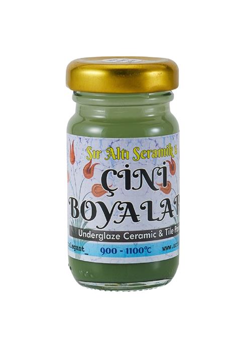 ART ELEGANCE Çimen Yeşili Sır Altı Seramik Çini Boyası 8832 50 cc