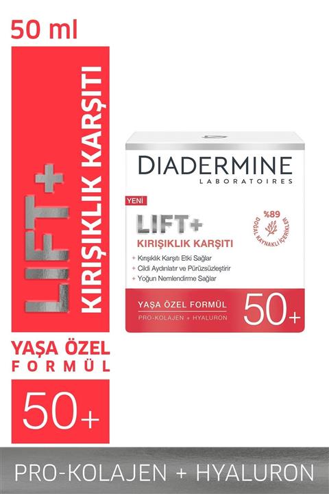 Diadermine Kırışıklık Karşıtı Lift 50+Gündüz Kremi