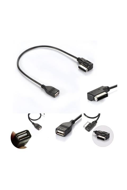 Techmaster Audi Vw Skoda AM I USB MMI MDI AUX - USB 2.0 Dişi Adaptör Sku3
