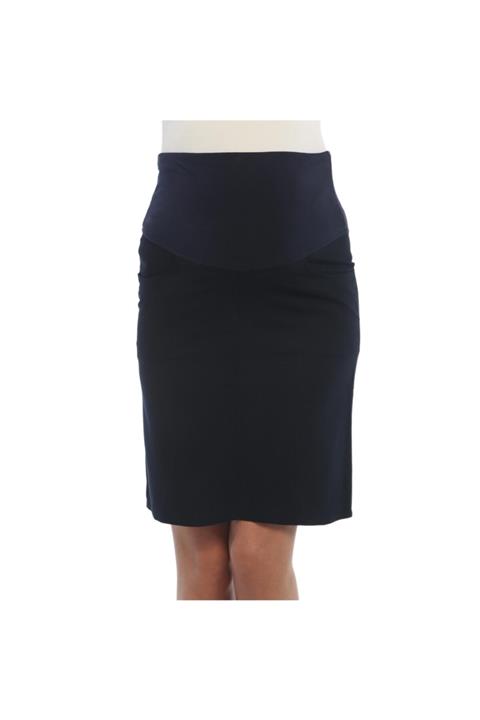 MİMBA Kadın Lacivert Hamile Kısa Etek