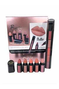 Roesıa Rose Cosmetics Rose 5'li Kalem Model Ruj Seti